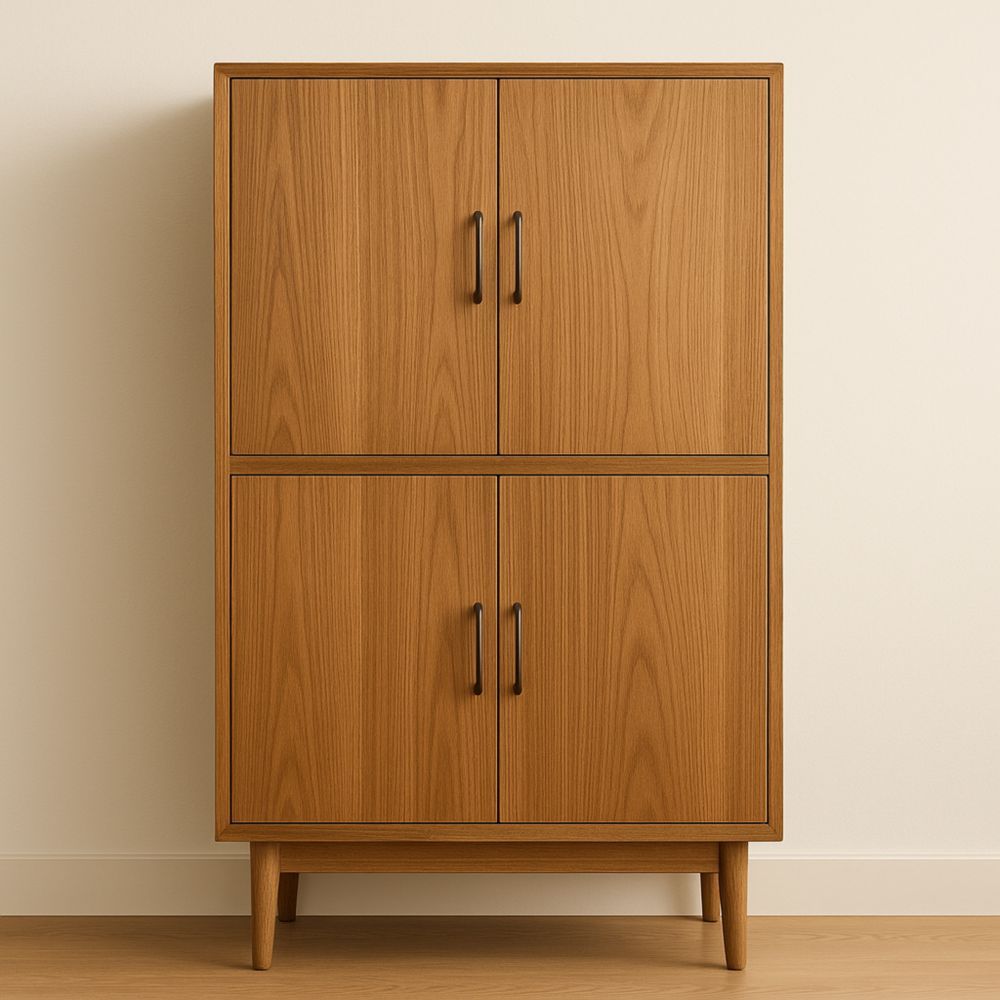 Armoire en bois chêne avec pieds